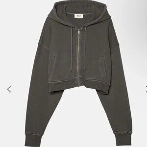 NEW - Elwood BABYDOLL CROP ZIP HOODIE